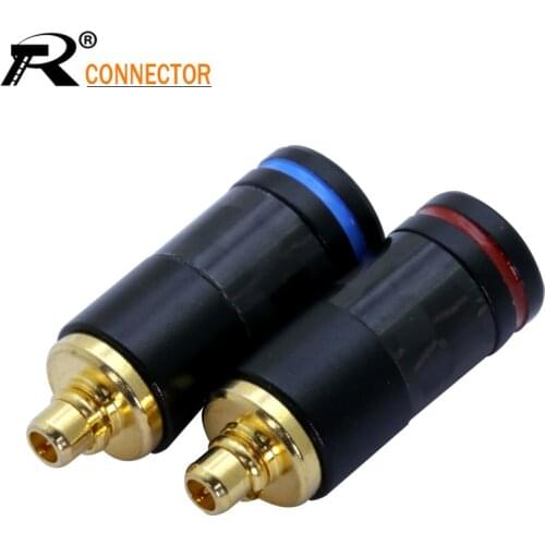 4pcs/2pairs Earphone Adapter DIY Pin Line Cable Solder Wire Connector Plug Audio Jack For MMCX UE900 SE535 SE215 W10 W20 W30