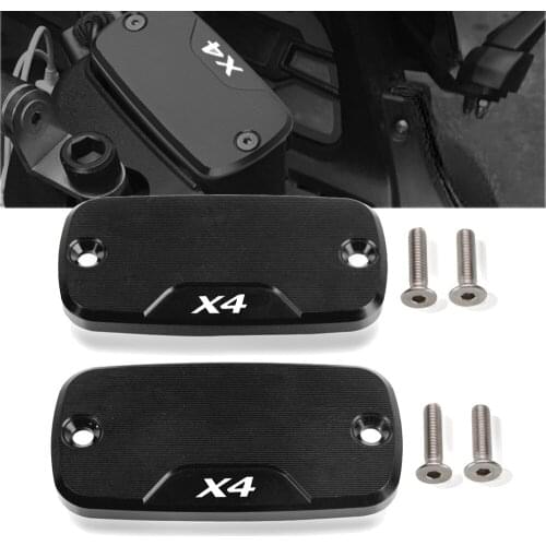 Motorcycle Accessories Front Brake Fluid Reservoir Tank Cap Cover FOR HONDA X4 1998 1999 2000 2001 2002 2003 2004 2005 2006