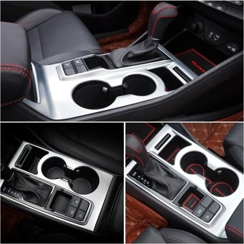 1pcs ABS Car Stickers For Hyundai Tucson 2017 2016 2015 Gears Shift Knob Cup Panel Trim Protective Covers Accessories For Tucson