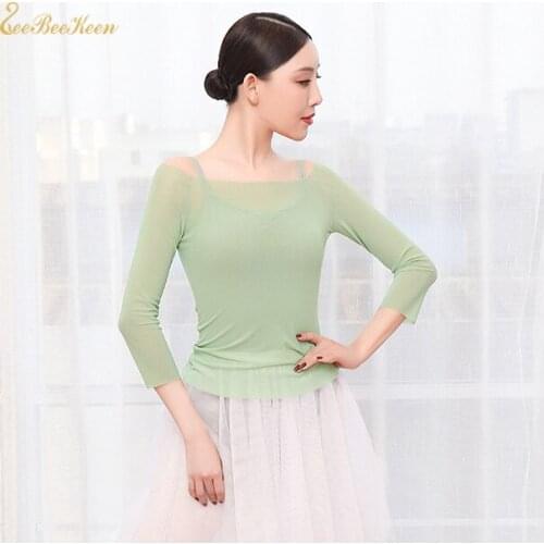 Adult Ballet Leotards Ballet Dance Costume Summer Chiffion Ballet Gymnastics Leotard Yoga Costume For Women Ballerina Dancewear