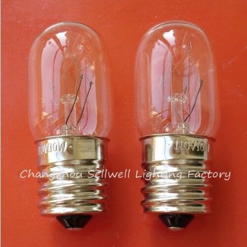 Free Shipping New!miniature Light Lamp 110v 10w E17 T20x48 A624