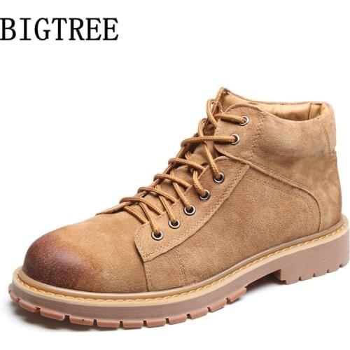 Desert Boots Ankle Boots Men Winter Shoes Men Snow Boots Shoes+male Bota Motociclista Botines Hombre Buty Zimowe Meskie Ayakkabi