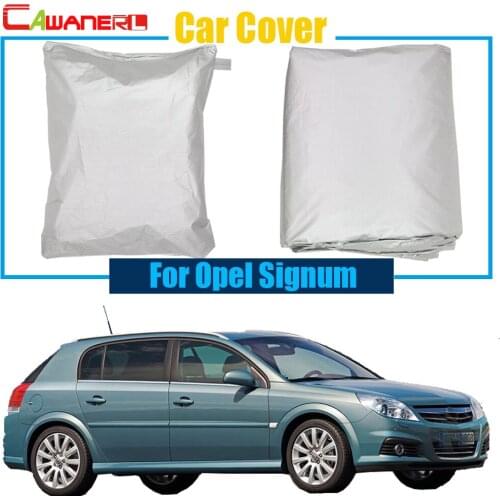 Cawanerl Outdoor Car Cover Vehicle UV Anti Snow Rain Sun Resistant Protection Cover Dust Proof For Opel Signum
