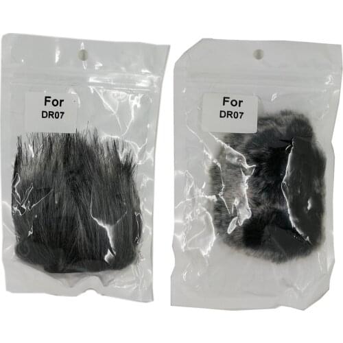 Outdoor Furry Windscreen Windshield Cover Muff for Tascam DR-07 Microphone Wind Shield DR07 Mic