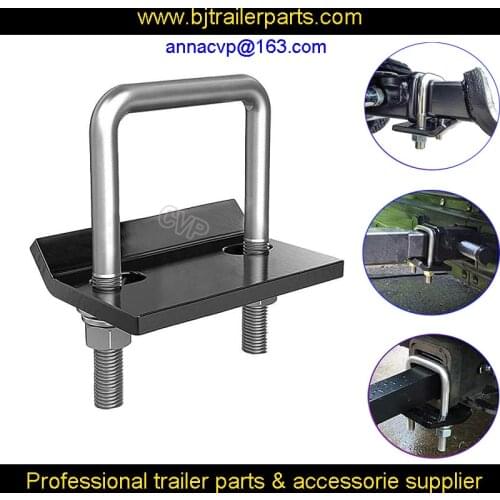 CVP anti rattle hitch tightener stabilizer with hitch cross clamp U bolt hitch ball mount tighener wobble carrier heavy duty