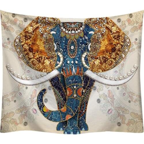 Decorative Bohemian Tree Elephant Hanging Wall Tapestry Mat Rug Home Blanket