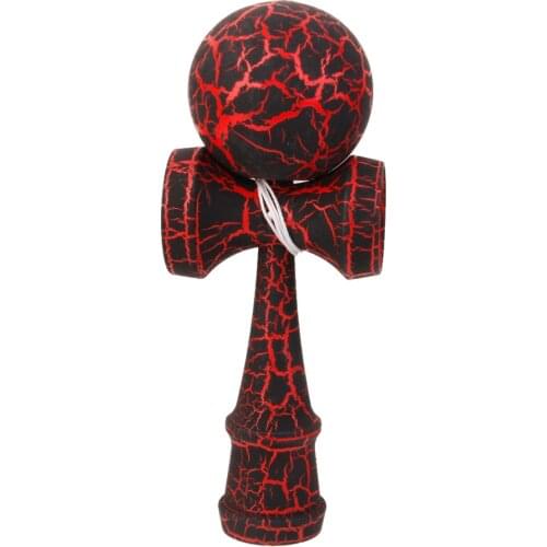 Wooden Crack Paint Kendama Toys Sword Ball Professional Wooden Toy Skillful Juggling Ball Game Toy for Children