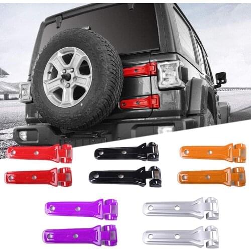 For 2018-2020 RT-TCZ Jeep Wrangler Tailgate Hinge Decoration Spare Tire Bracket Cover Modification Accessories Jeep Wrangler JL
