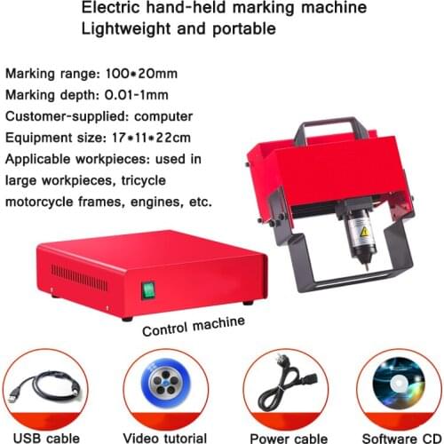 Electric Marking Machine Frame Metal Steel Plate Mold Coding Machine Portable Carving Machine Industrial Grade Marking Machine