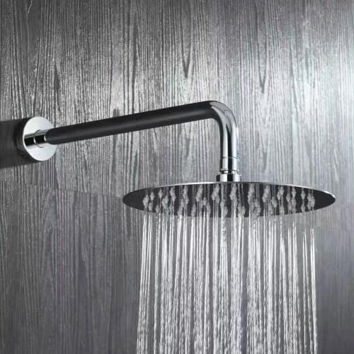 Freeshpping 10 inch shower faucet mixer thin shower Ultra thin stainless steel shower SUS8010000