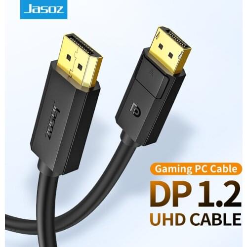 Jasoz DisplayPort Cable DP1.2 to DP Cable 144Hz 4K 60Hz Display Port Adapter For Video PC Laptop HDTV Projector Graphics Card 8m