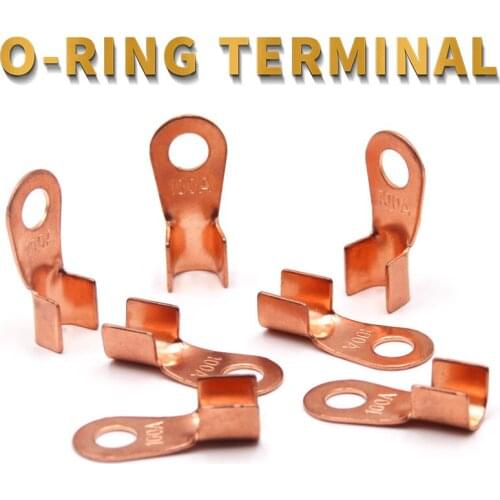 Terminal serie OT/10/20/30/40/50/60/100/150/200A empalme diámetro de alambre de cobre O forma Circular desnuda Cable de batería