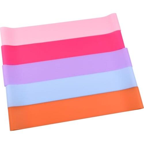 Resistance Bands Set Elastic Fitness Silicone Bands for Leg Hip Yoga Exercise Gym Training Home Bodybuilfing Workout Equipment