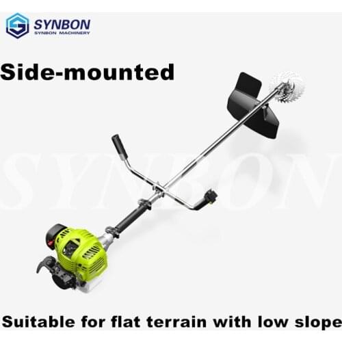 SYNBON new mower multifunctional agricultural gasoline mower side hanging mower wasteland weeding harveste side hanging mower