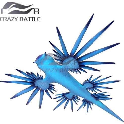 Crazy Battle 13 x8.8cm Blue Dragon Glaucus Atlanticus Sea Slug Car Stickers Windshield Decal Scratch-Proof Motorcycle Decoration