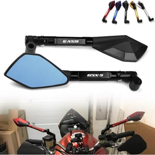 Hot For SUZUKI GSX-S750 GSX-S1000 GSX-S1000F GSXS 750 1000 Motorcycle Handlebar End Mirrors Anti Glare Hawk-Eye Rearview Mirrors