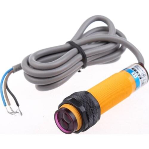 M18 90-250V AC 10cm Sensor NC 2 Wire Diffuse Photoelectric Switch E3F-DS10Y2