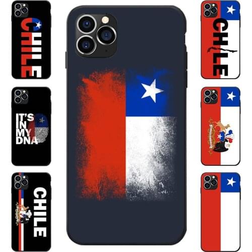 For Samsung A20 50 70 M20 30 S7 S8 S9 S10 LITE Edge PLUS NOTE Chile National Flag Coat Of Arms Theme Soft TPU Phone Cases