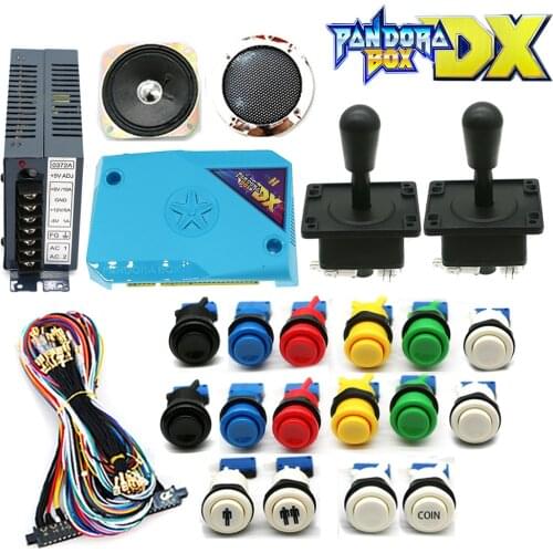 3H ORIGINAL 3D Pandora Box 9D/CX/DX 3000 in 1 Game Borad Classic Jamma Version DIY Bundles Kit Happ Style Joystick Buttons Set