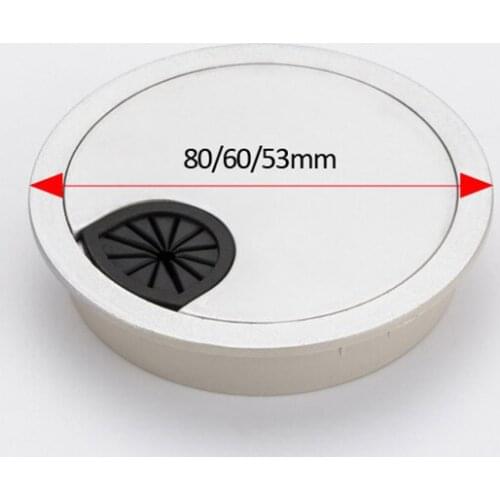 Plastic Desk Table Grommet Cable Cord Hole Cover for Home Office C66