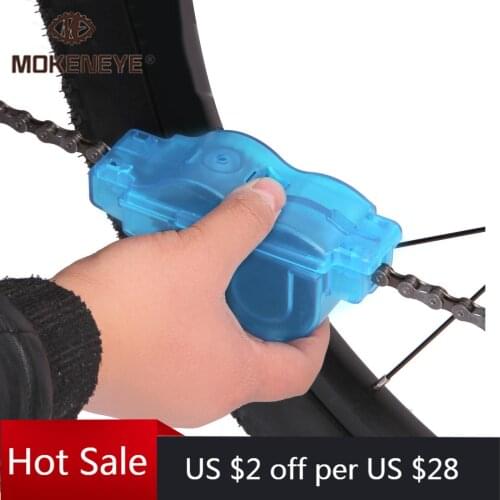 1/4pcs Portable Bicycle Chain Cleaner Mountain Bike Clean Machine Brushes Wash Tools MTB Road Bike Cycling Cleaning Kit Scrubber