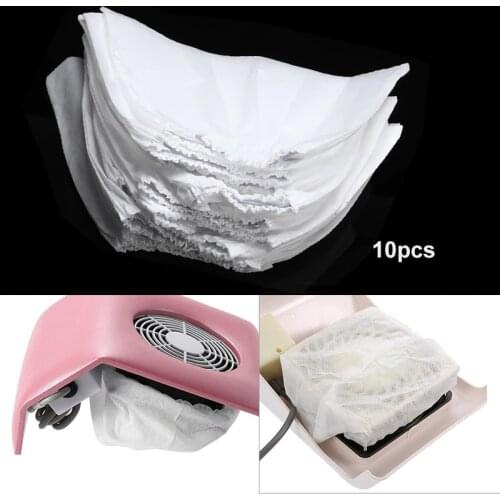 Nail Dust Collector Bag Non-woven Replacement Bags Vacuum Cleaner Bag Fan Vacuum Cleaner Manicure Bag Nail Accessories 10pcs