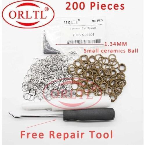 Sealing Rings F00VC99002 Ceramics Balls F00VC05008 For Common Rail Injector 0445110275 0445120090 0445110059 Repair Kits