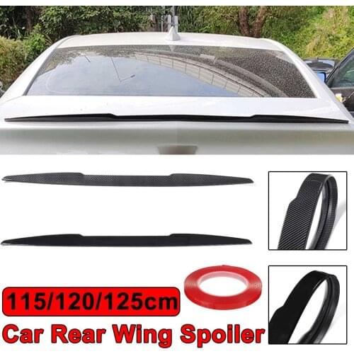 V-Type Rear Spoiler Universal Roof Spoilers Car-Styling Carbon Fiber Tail Spoiler DIY Refit Spoiler for all type of car 3 Sizes