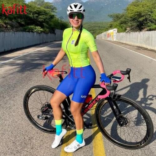 Kafitt shorts cycling jumpsuit womens summer 2021 suit fietskleding mountain bike combination womens cycling suit bermudas