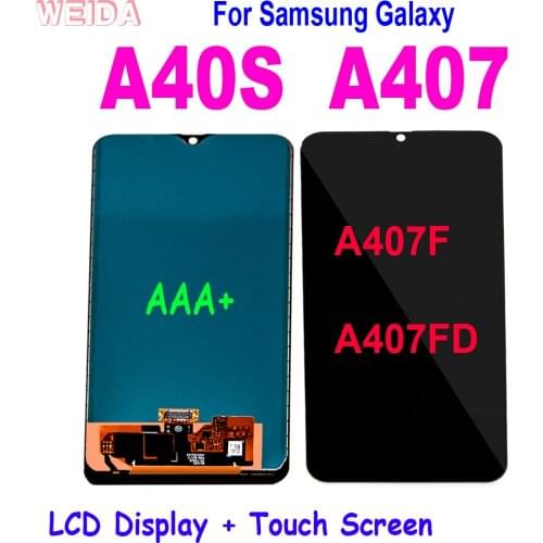 6.2" AAA+ LCD For Samsung Galaxy A40S A407 A407F A407FD LCD Display Touch Screen Digitizer Assembly for Samsung A40S LCD Screen