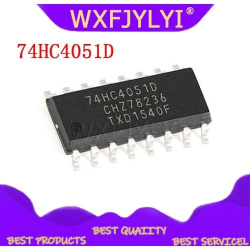 10PCS 74HC4051D SOP16 74HC4051 SOP SN74HC4051DR SOP-16 SMD new and original IC