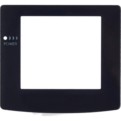 10PCS a lot High quality Plastic Glass Screen Lens for Gameboy Color for GBC Protector W/ Adhensive