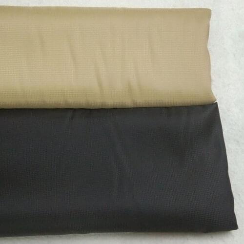 50x140cm Black Khaki Small Check Jacquard Polyester Lining Fabric Textile Lining For Cloth Dress Patchwork Home Decoration