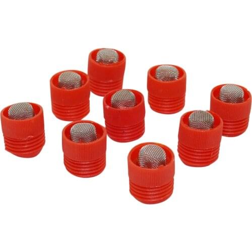 20 Pcs Pig Drinking Water Accessories Sheep Nipple Drinking Fountains Stainless Steel Filter Cap Animal Feeding Equipment