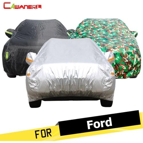 Cawanerl Full Car Cover Sun Anti UV Snow Rain Protector Cover For Ford Tourneo Victoria Windstar Fiesta S-MAX Mondeo Scorpio