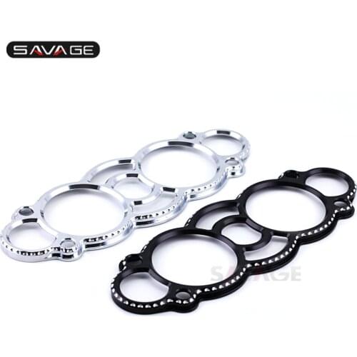CNC Speedometer Gauge Bezel Cover For SUZUKI HAYABUSA 2008-2018 2020 Motorcycle Accessories Cluster Hex Engraved Ball Case Motos