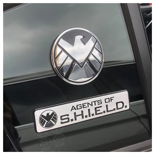 Disney Marvel Avengers S.H.I.E.L.D. Captain America Car Creative Personality Metal Body Sticker Tail Car Decoration Sticker