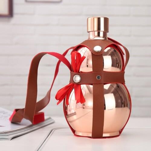 DROHOEY Stainless Steel Flat Flasks