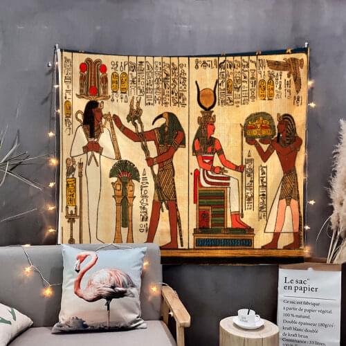 Sun-god Tapestry Ancient egypt god religionTapestries Wall Hanging For Home Deco Living Room Bedroom Wall Art Large size