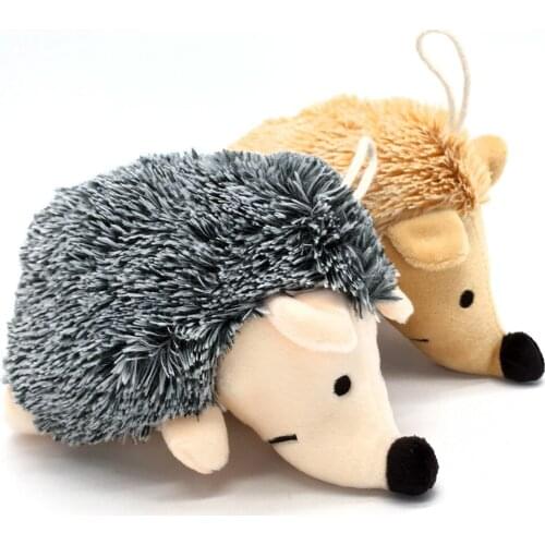 Dog Toys Lovely Pet Puppy Chew Plush Bite Toy Cartoon Animals Squirrel Cotton Rope OX Shape Hedgehog Shaped Squeak Pet Toys