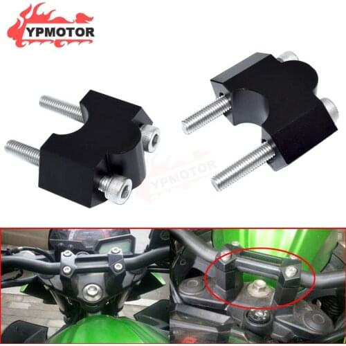 Z 800 CNC Sport Bike Handlebar Riser Bar Mount Riser Bracket Kit Clamp Extend For Kawasaki Z800 2013-2016 Z300 14-16 Z250 12-13