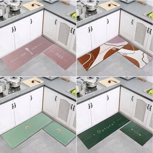 INS Kitchen Rugs Non-slip Floor Mat for Living Room Absorbent Carpet Hallway Area Rugs Room Entrance Doormat Welcome Pad