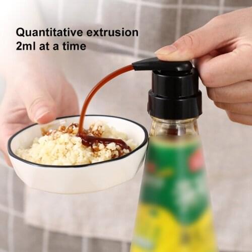 Press Type Pump Head Fuel Consumption Press Nozzle Press Kitchen Multi-Purpose Squeezer Oyster Sauce Bottle Press Nozzle