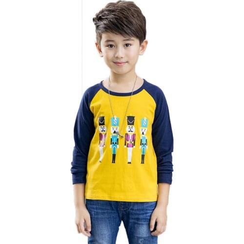 Casual Kids Boys T Shirt Baby Boy Clothes 2020 New Praetorian Guard Design Cotton Long Sleeve T-shirt For Boys