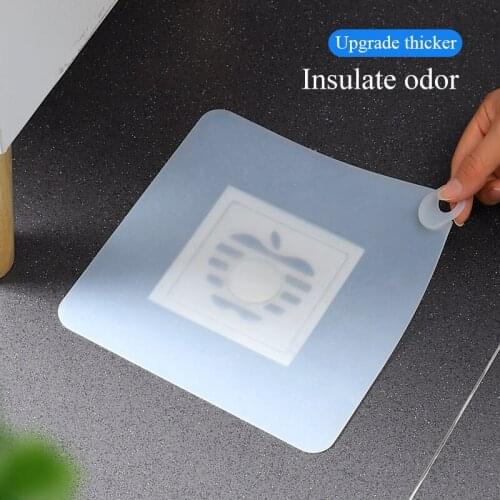 Silicone Floor Drain Deodorant Pad Toilet Sewer Anti Odor Floor Drain Cover Sink Water Stopper Bathroom Equipment For Home