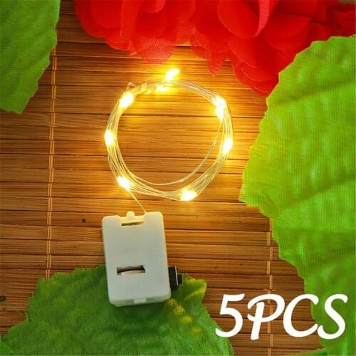 LED Cooper Wire Garland Light String Hanging Fairy Lamp Dimmable Lights Wedding Party Decor Christmas Decoration