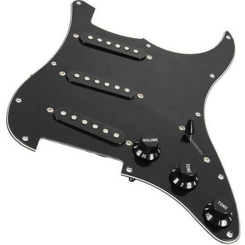 Loaded Pickguard Single Coil Pickup Wired Plate for Fender Strat Electric Guitar