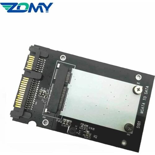 ZOMY 2.5'' MSATA To SATA Hard Disk Card for Laptop SSD Adapter Converter Card Accessories Internal Storage Ssd Case for Laptops