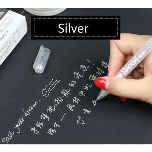 0.8mm Hand-Painted Highlighter Art Painting Sketch Stationery Paint Mark Ink Pen Comic Paint