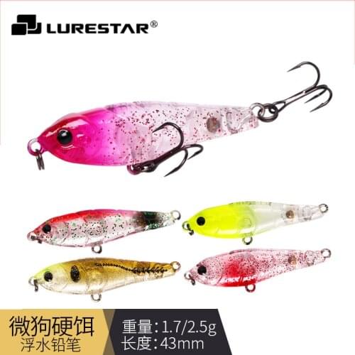 1.7g/4.3cm Floating Pesca Mini Pencil Hard Baits Realis Artificial Lure High Quality Wobblers Tackle Topwater Spook Walking Dog
